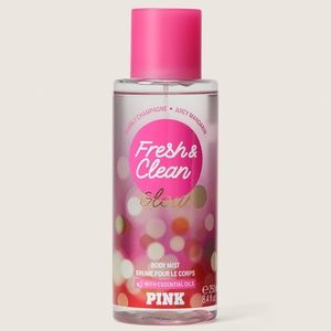 Victoria's Secret PINK Fresh & Clean Glow Holiday Body Mist NEW